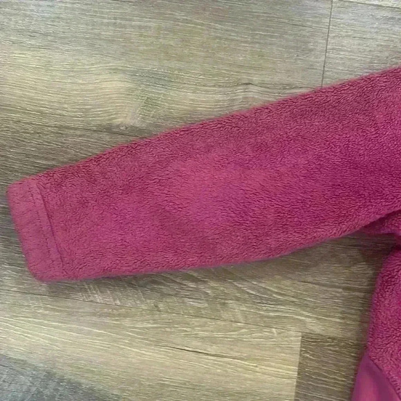 Mountain Hardwear Girls Fleece Zip Up Jacket Size XS. Hot Pink Color - Picture 5 of 10